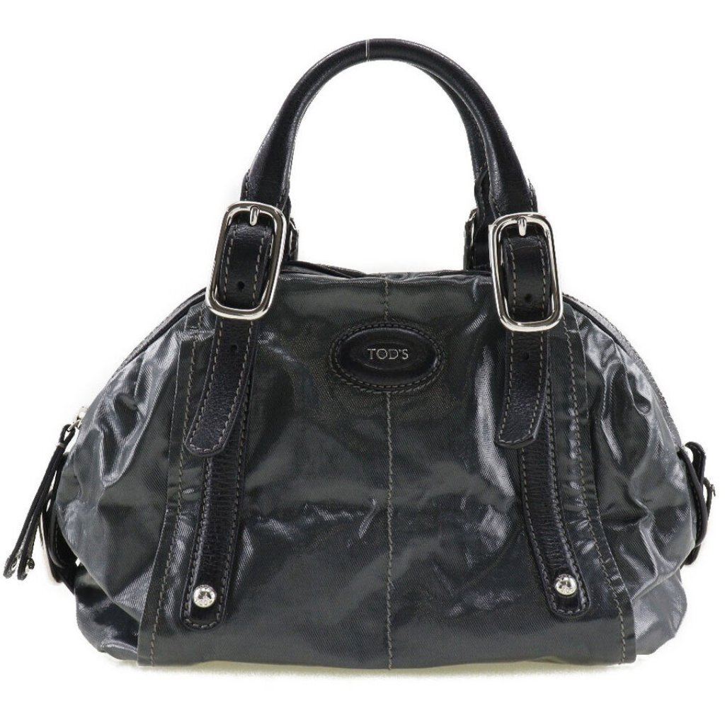 Tod’s G Line Handbag Khaki Nylon/Leather Women